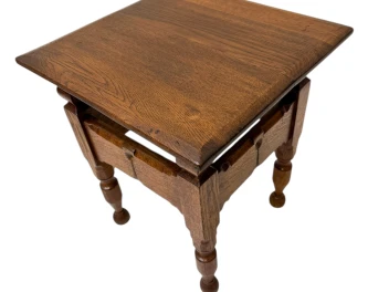 Aesthetic Movement Side Table by C. Fischer Amsterdam, 1900s.